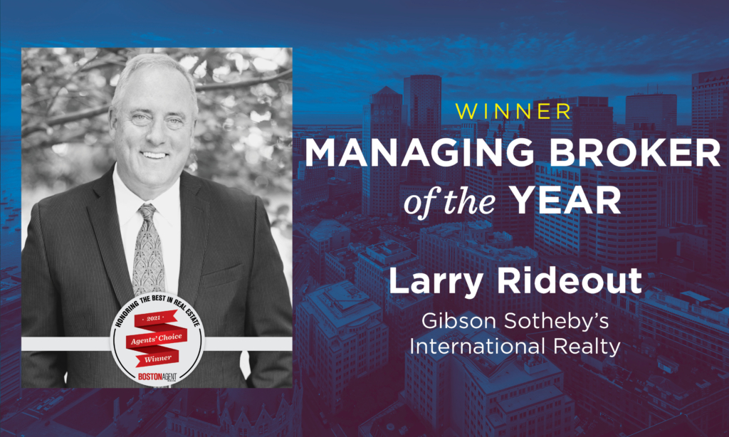 Managing Broker of the Year Larry Rideout, Gibson Sotheby's