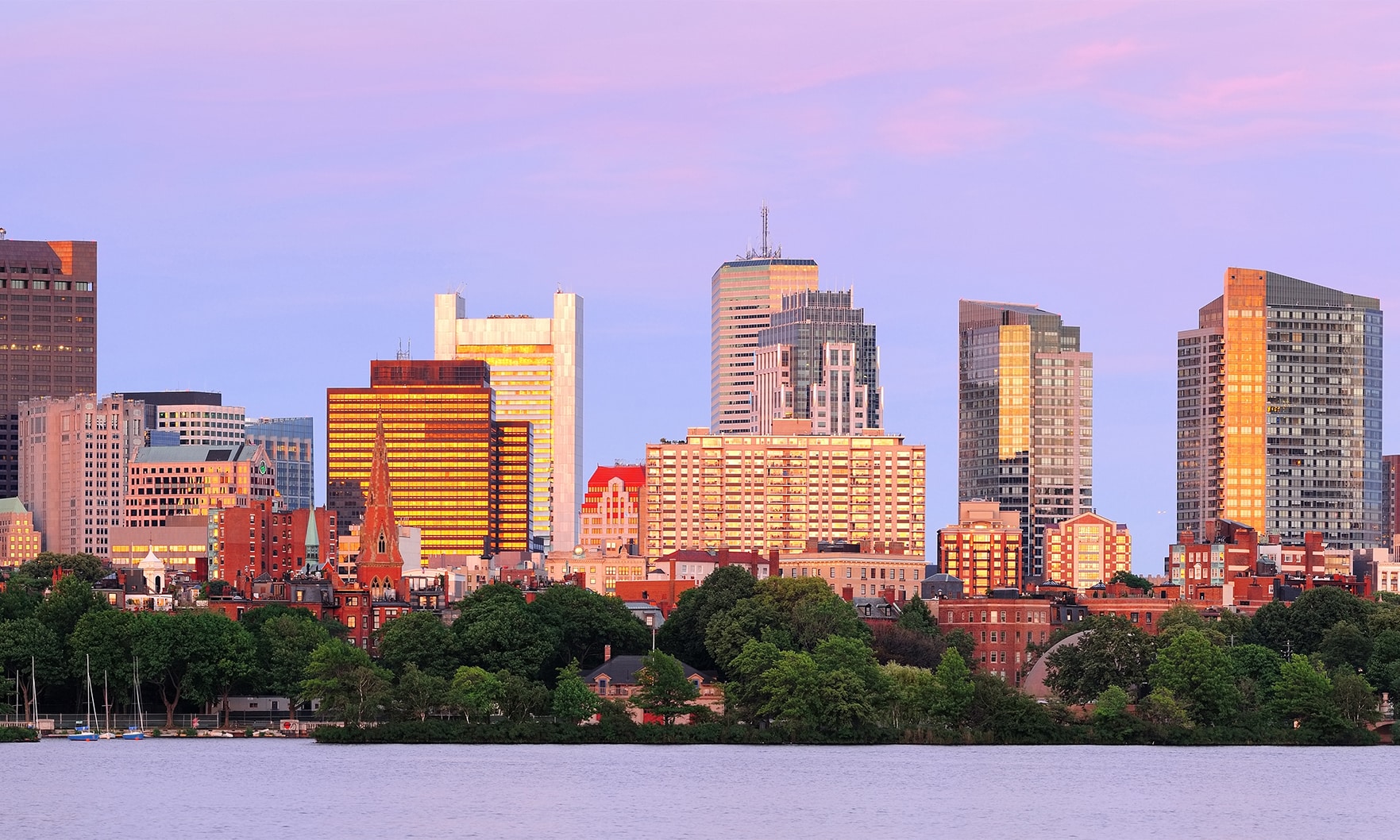 Boston skyline panorama Boston Agent Magazine